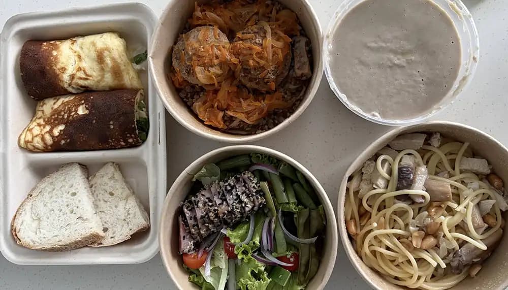 EatClub dishes — photo for the review by Viktoria